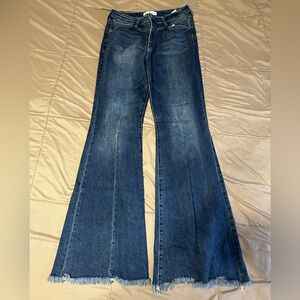 KanCan Dark Blue Flare Jeans